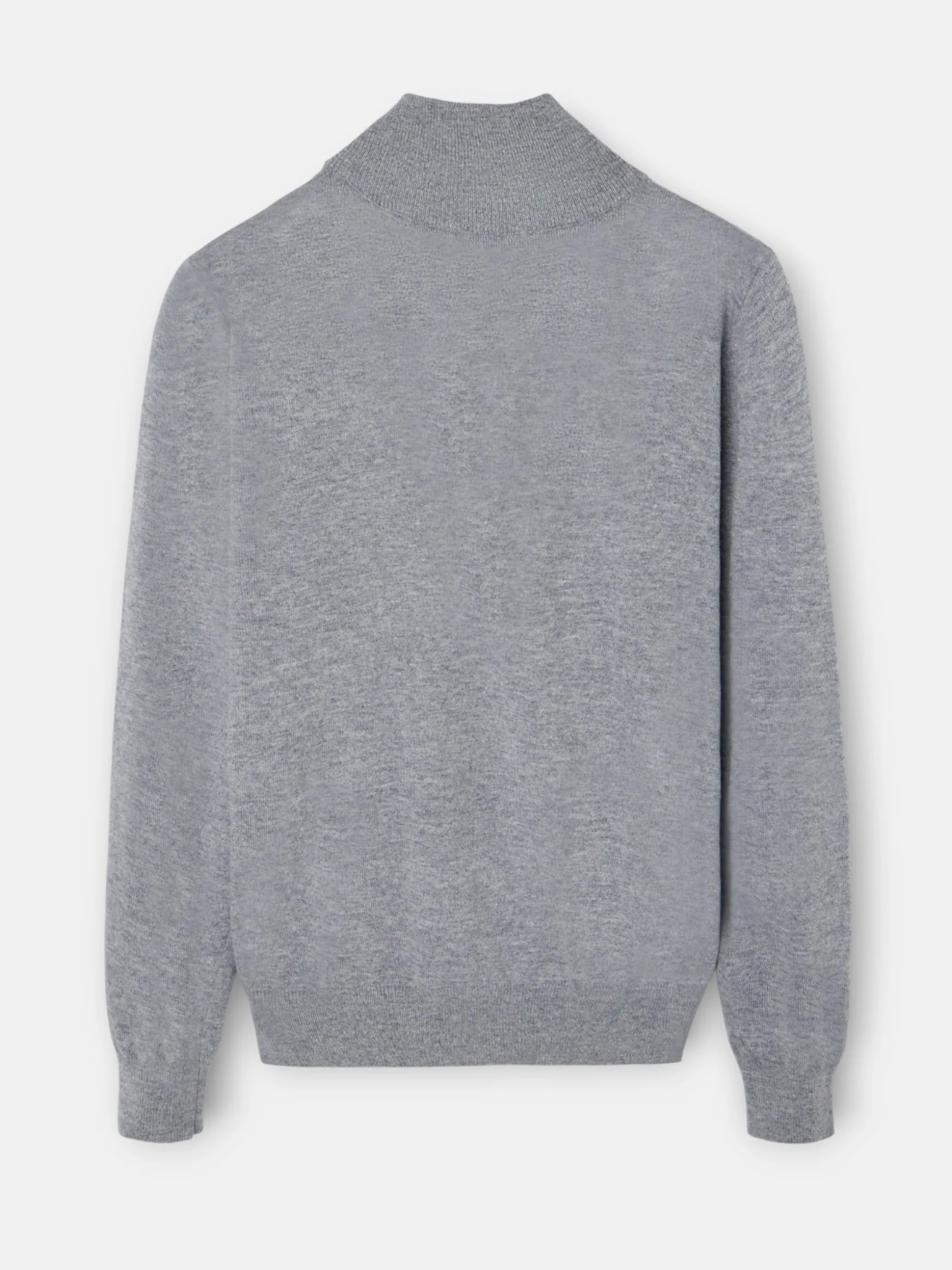Jersey media cremallera gris medio