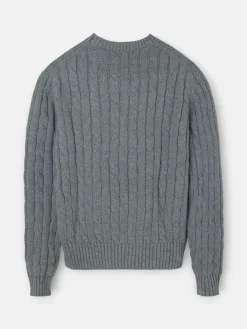 Jersey punto ochos gris