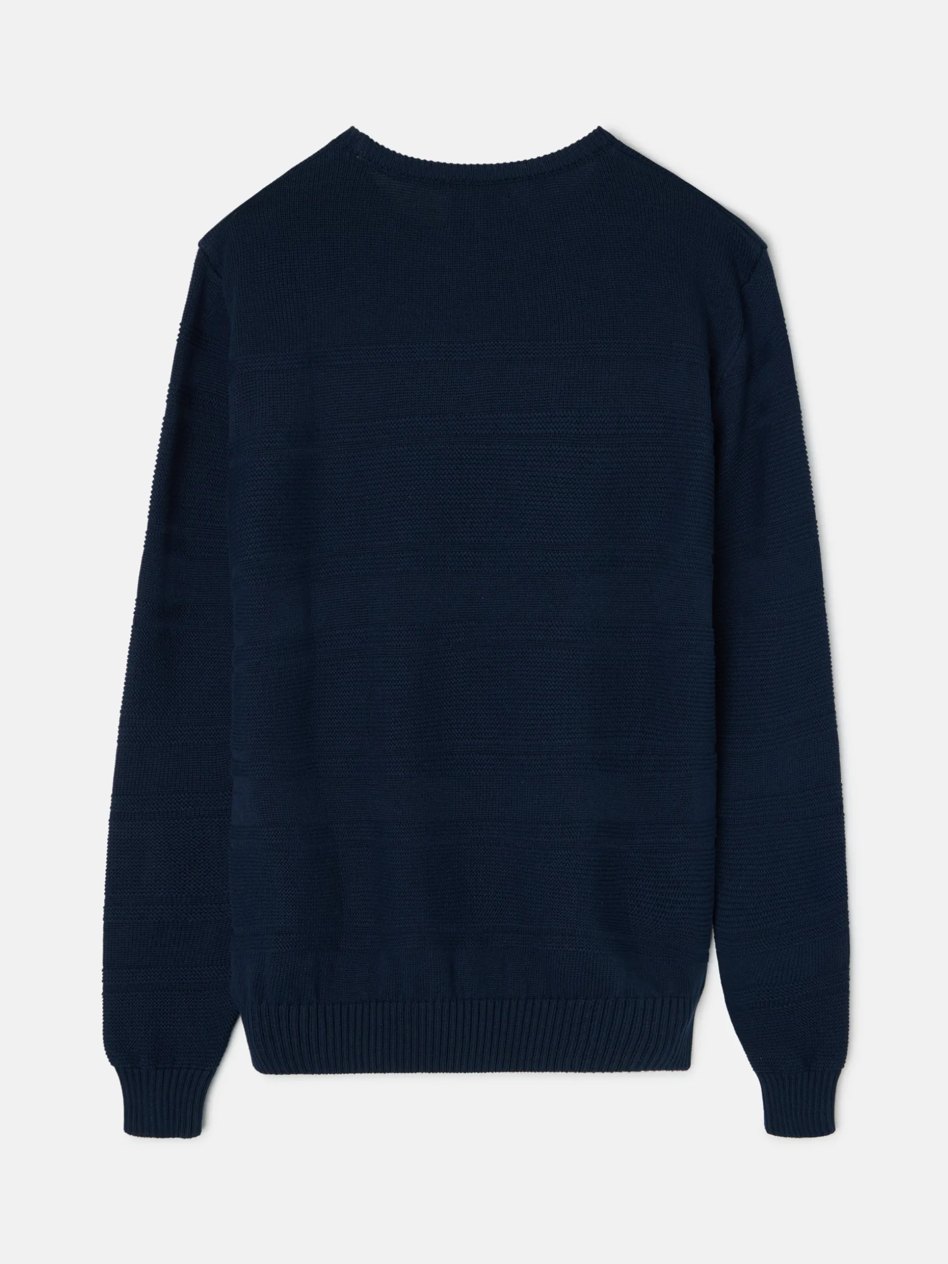 Jersey trenzado minilogo azul marino