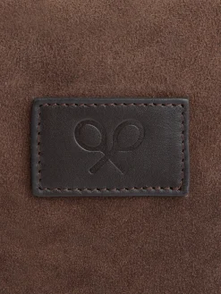 Neceser piel detalle marron oscuro