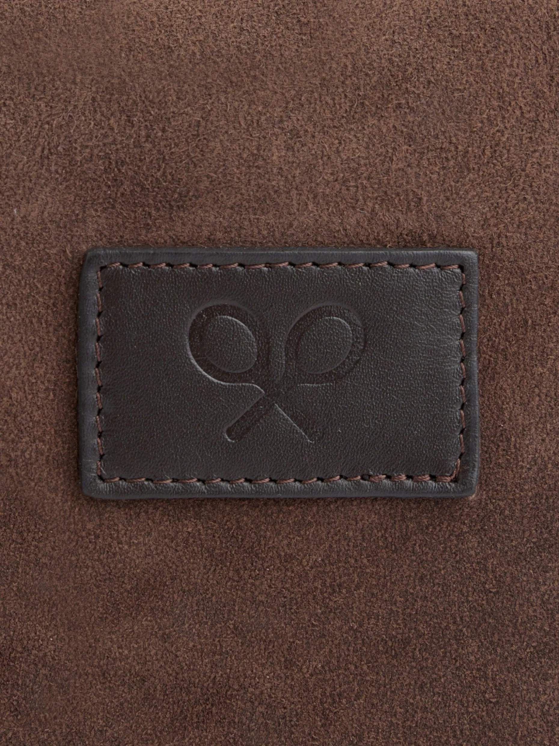 Neceser piel detalle marron oscuro
