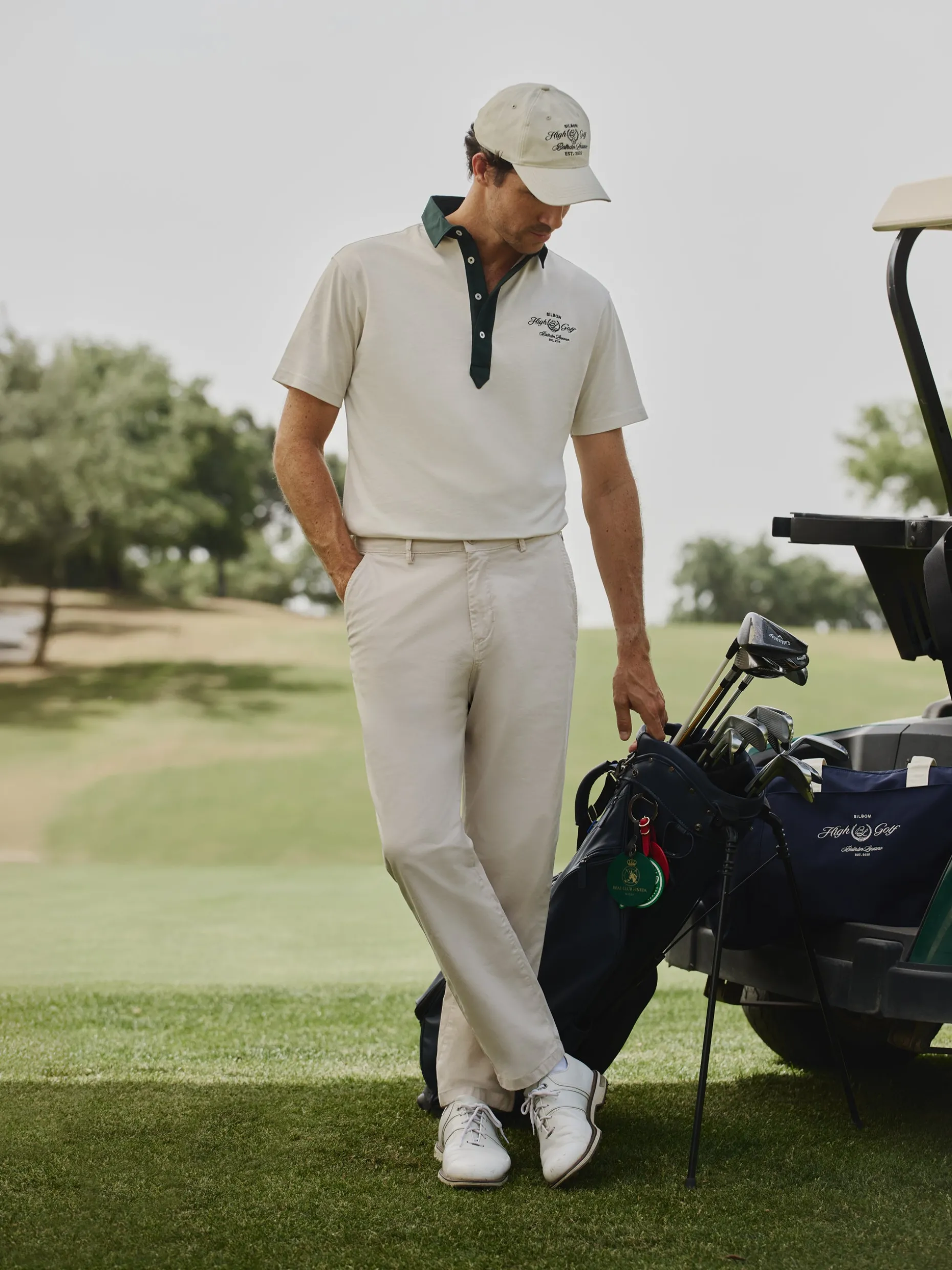 Pantalon Beltran Lozano beige