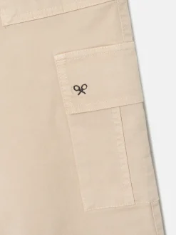 Pantalon cargo beige