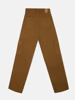 Pantalon cargo camel