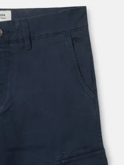 Pantalon cargo casual azul marino