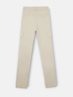 Pantalon cargo casual beige