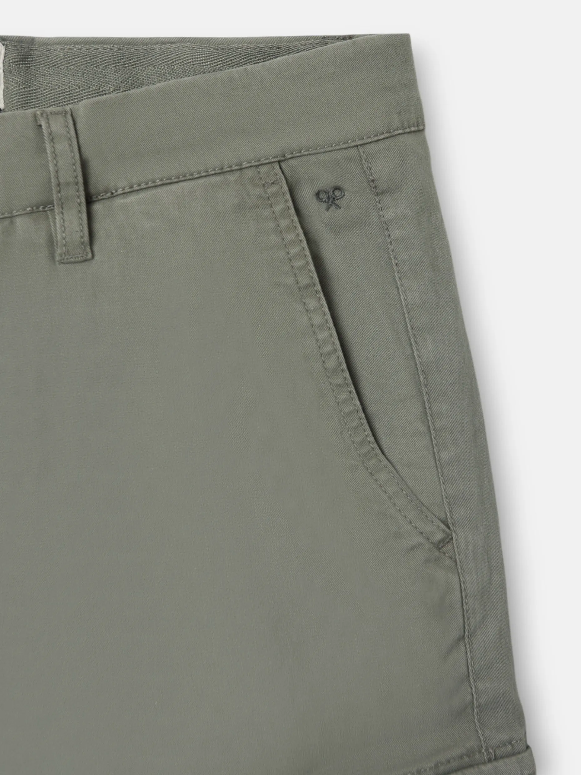 Pantalon cargo casual verde