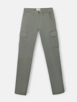 Pantalon cargo casual verde