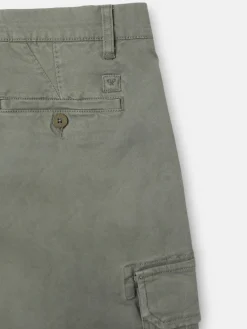 Pantalon cargo casual verde