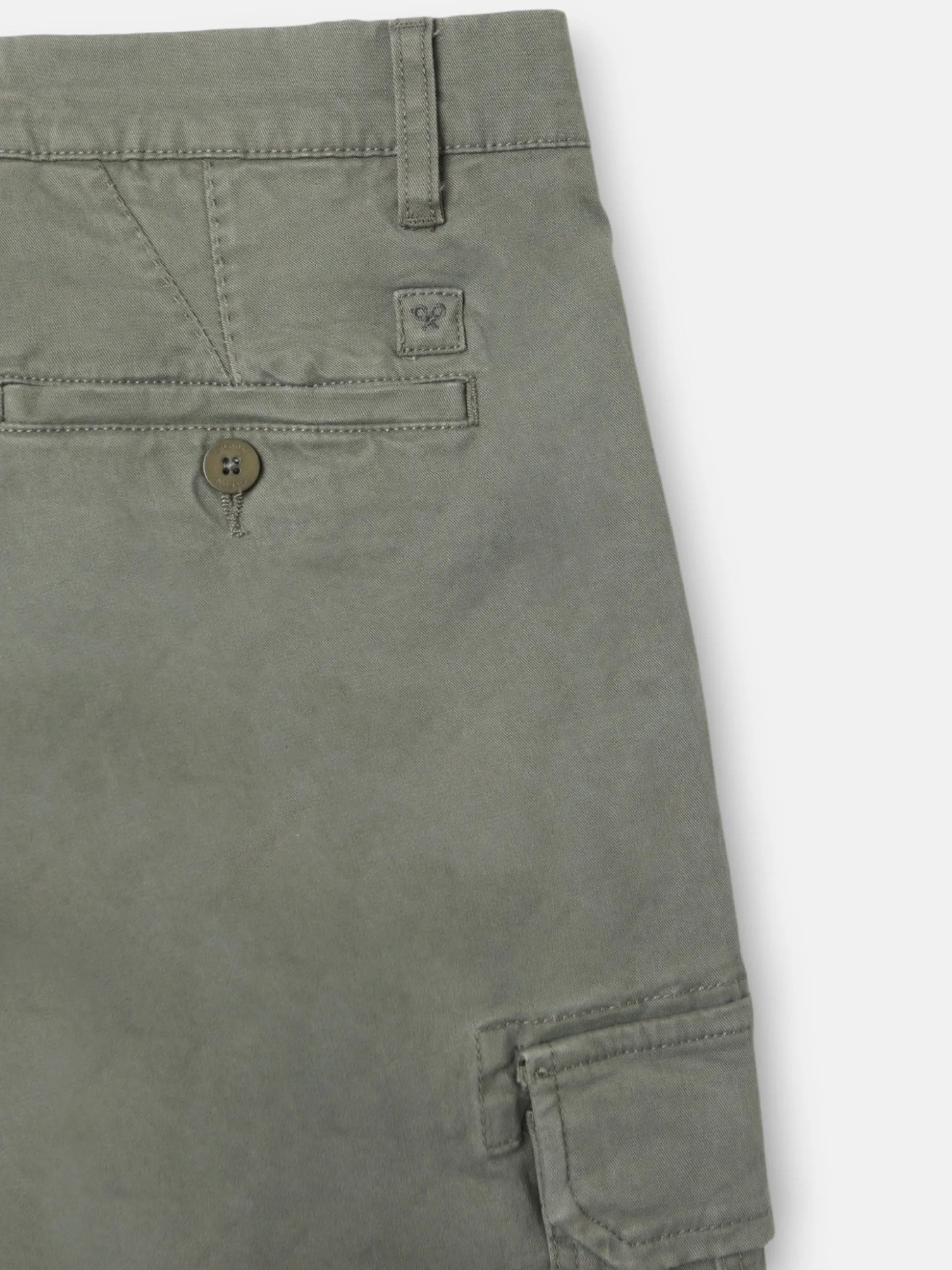 Pantalon cargo casual verde