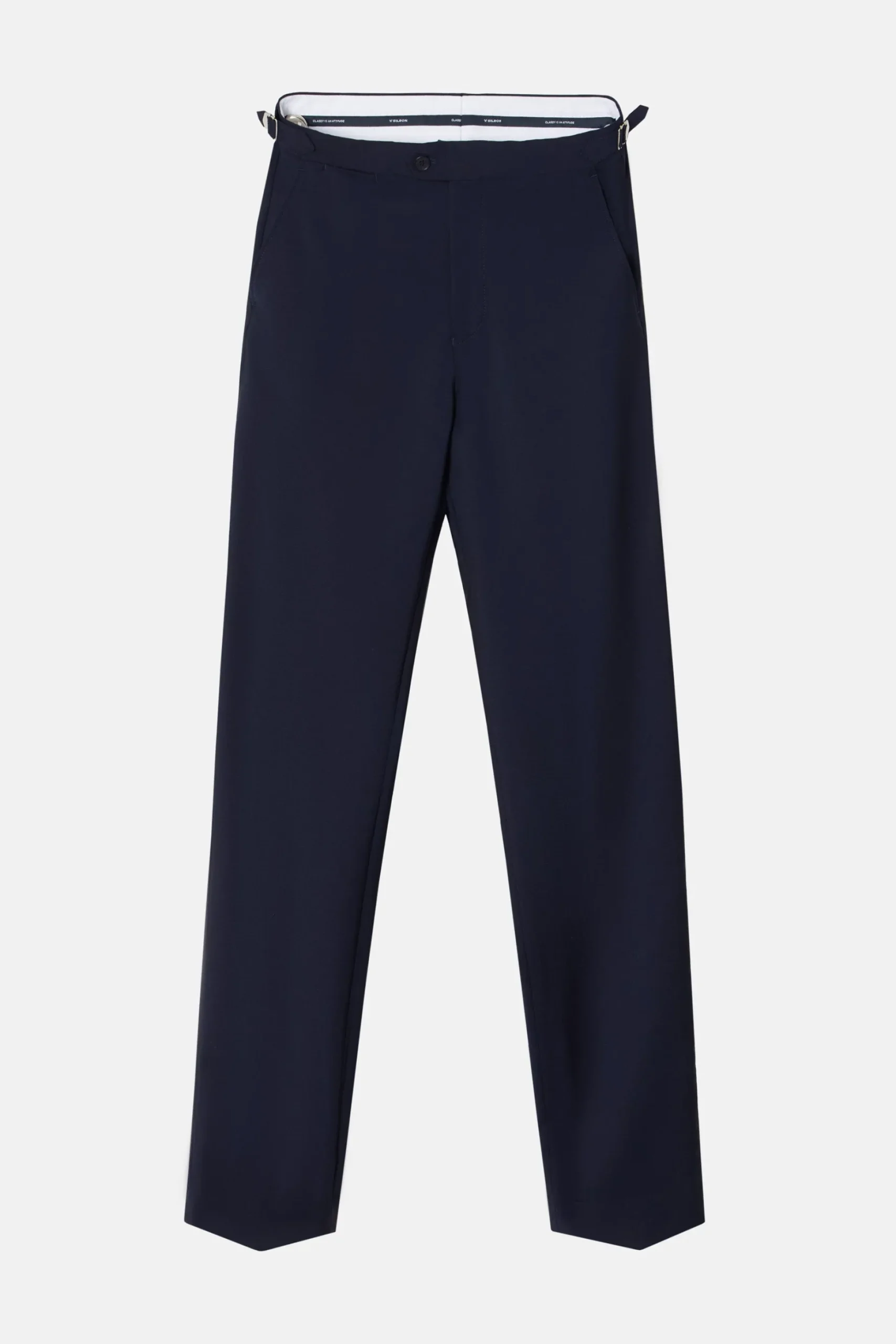 Pantalon chaque stretch azul claro