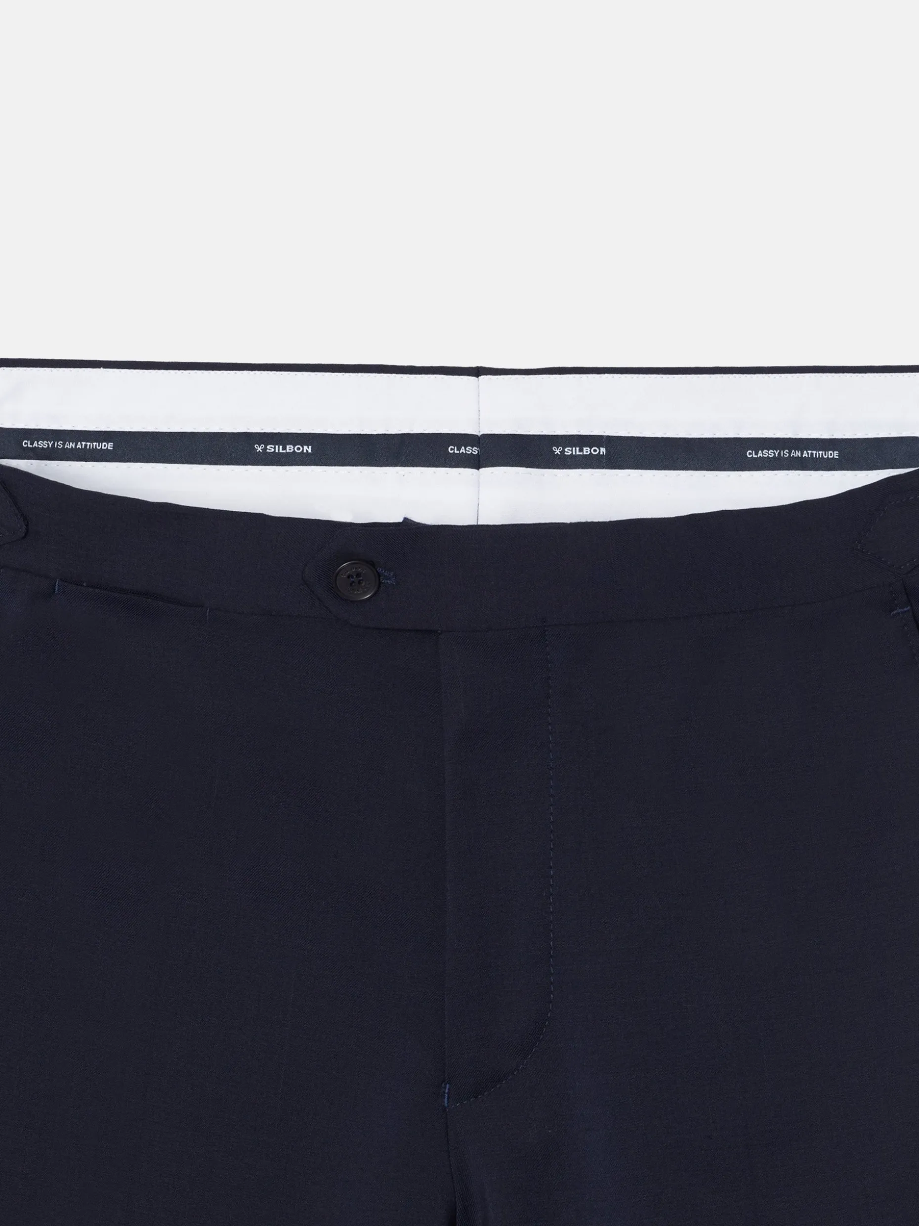 Pantalon chaque stretch azul claro