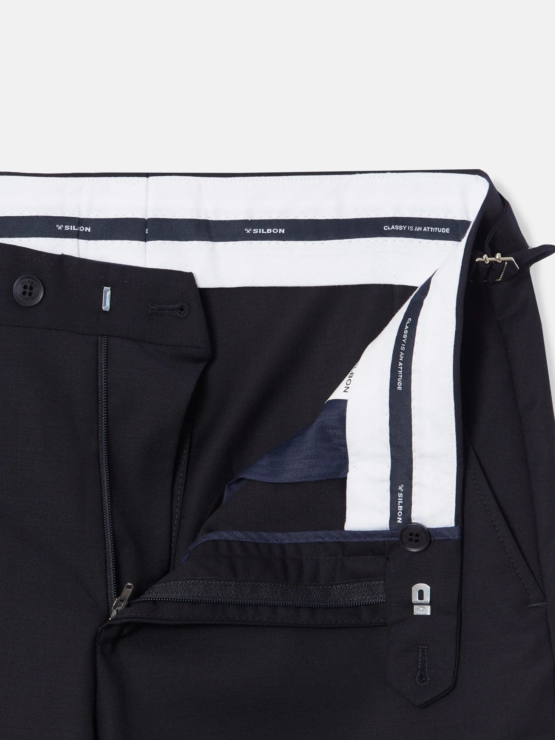 Pantalon chaque stretch azul marino