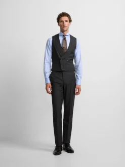Pantalon chaque stretch gris