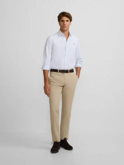 Pantalon chino casual beige