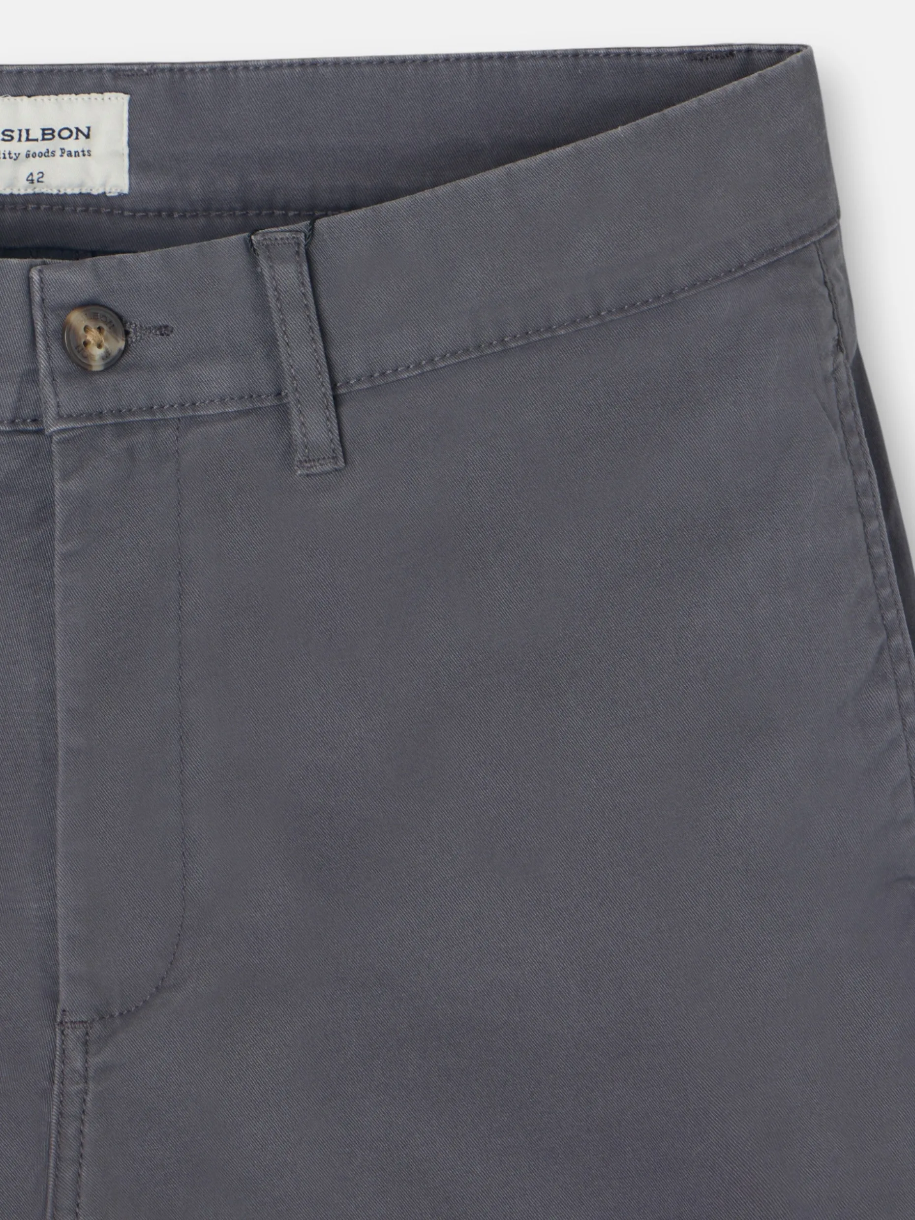 Pantalon chino casual gris oscuro