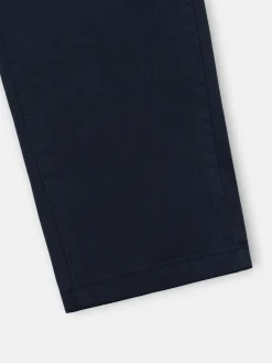 Pantalon chino casual pinzas azul marino