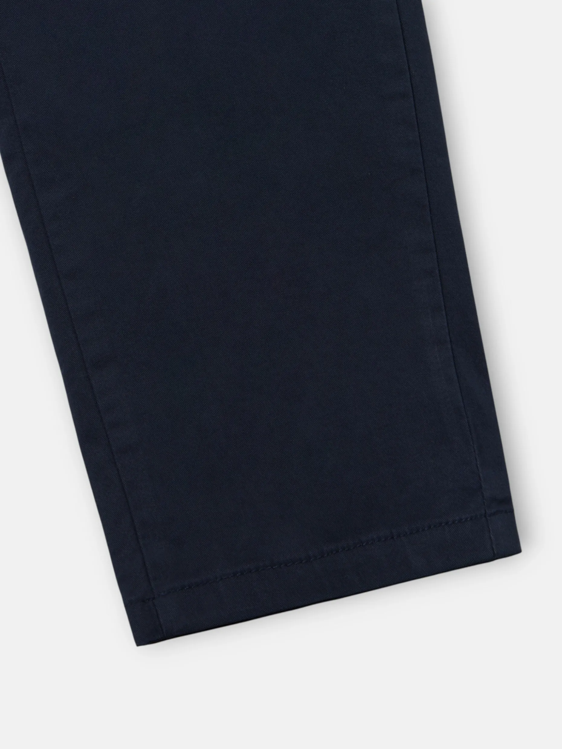 Pantalon chino casual pinzas azul marino