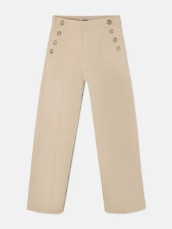 Pantalon culotte marinero beige