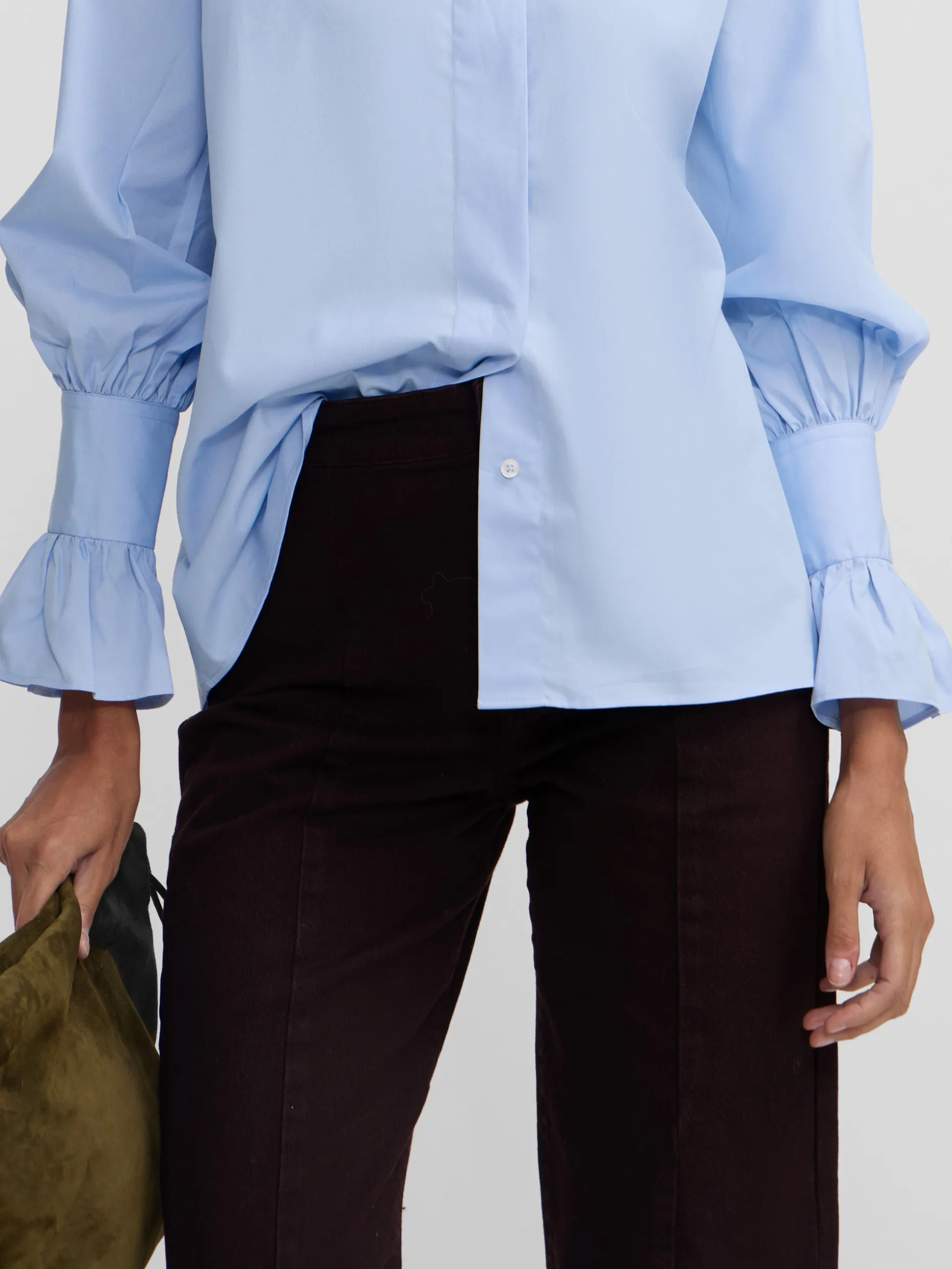 Pantalon culotte marinero marron oscuro