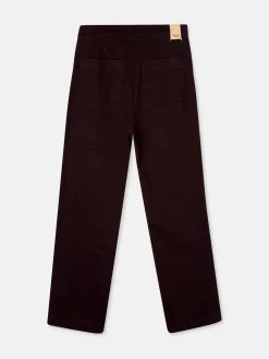 Pantalon culotte marinero marron oscuro