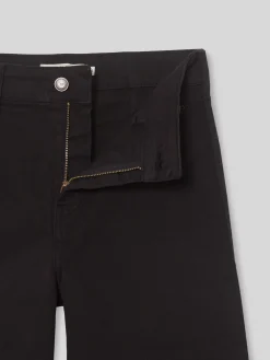 Pantalon culotte negro