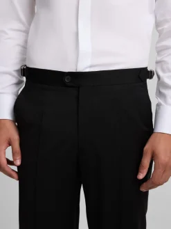 Pantalon esmoquin cruzado classic negro