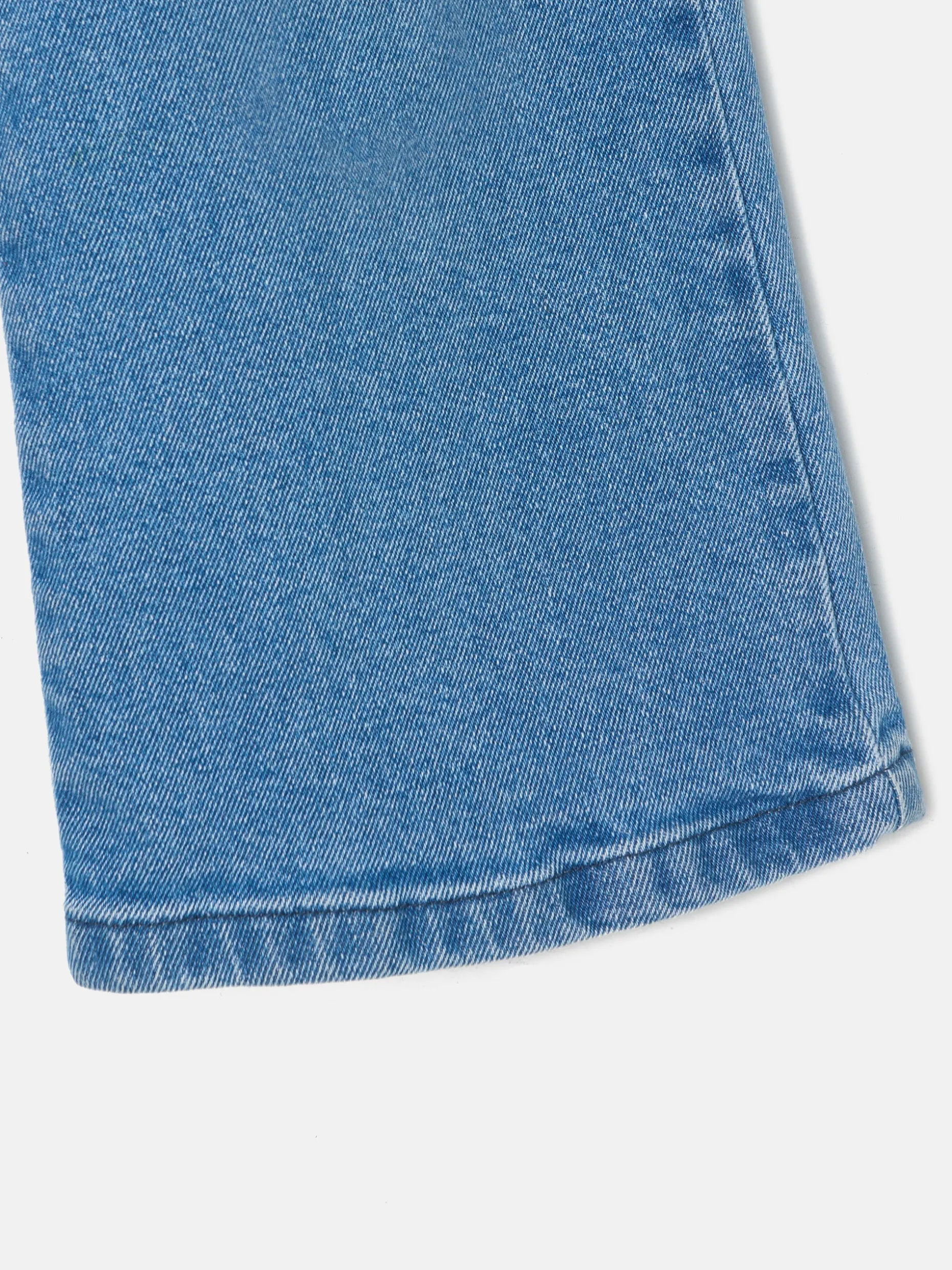 Pantalon girl bolsillos trenza denim