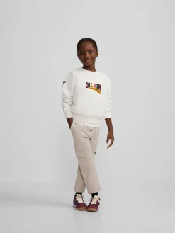 Pantalon girl cargo beige