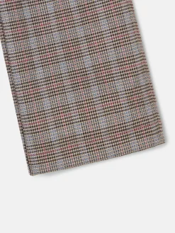Pantalon girl cuadros marrones