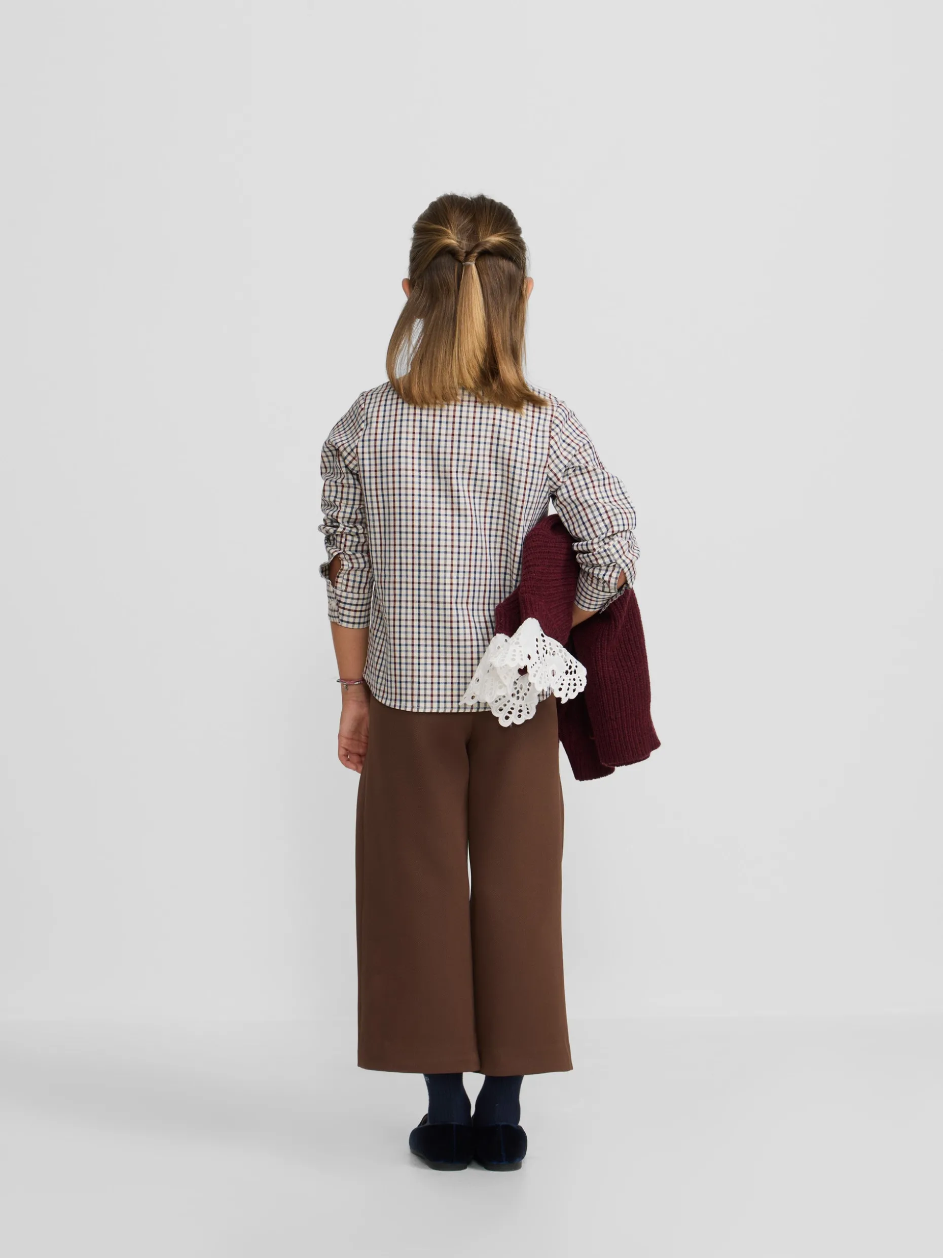 Pantalon girl lazada marron