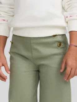 Pantalon girl marinero verde