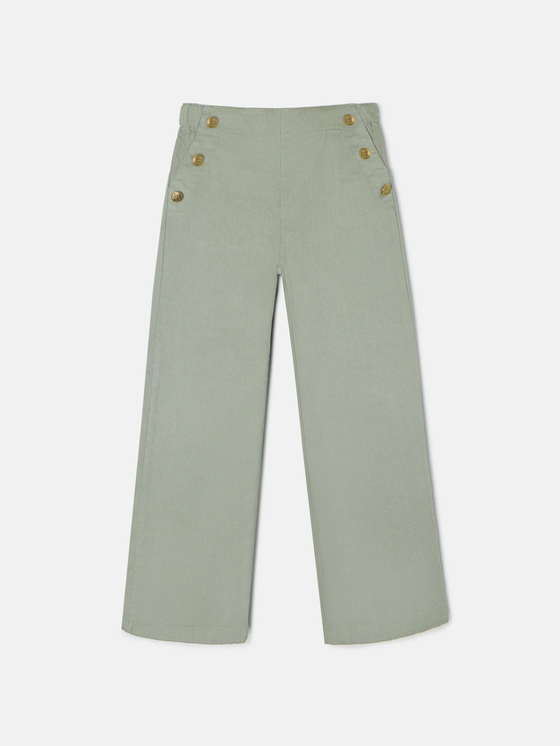 Pantalon girl marinero verde