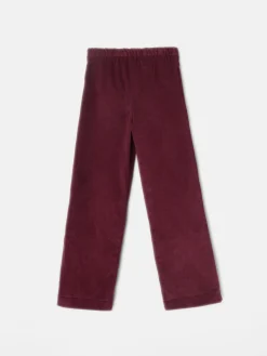 Pantalon girl pana burdeos
