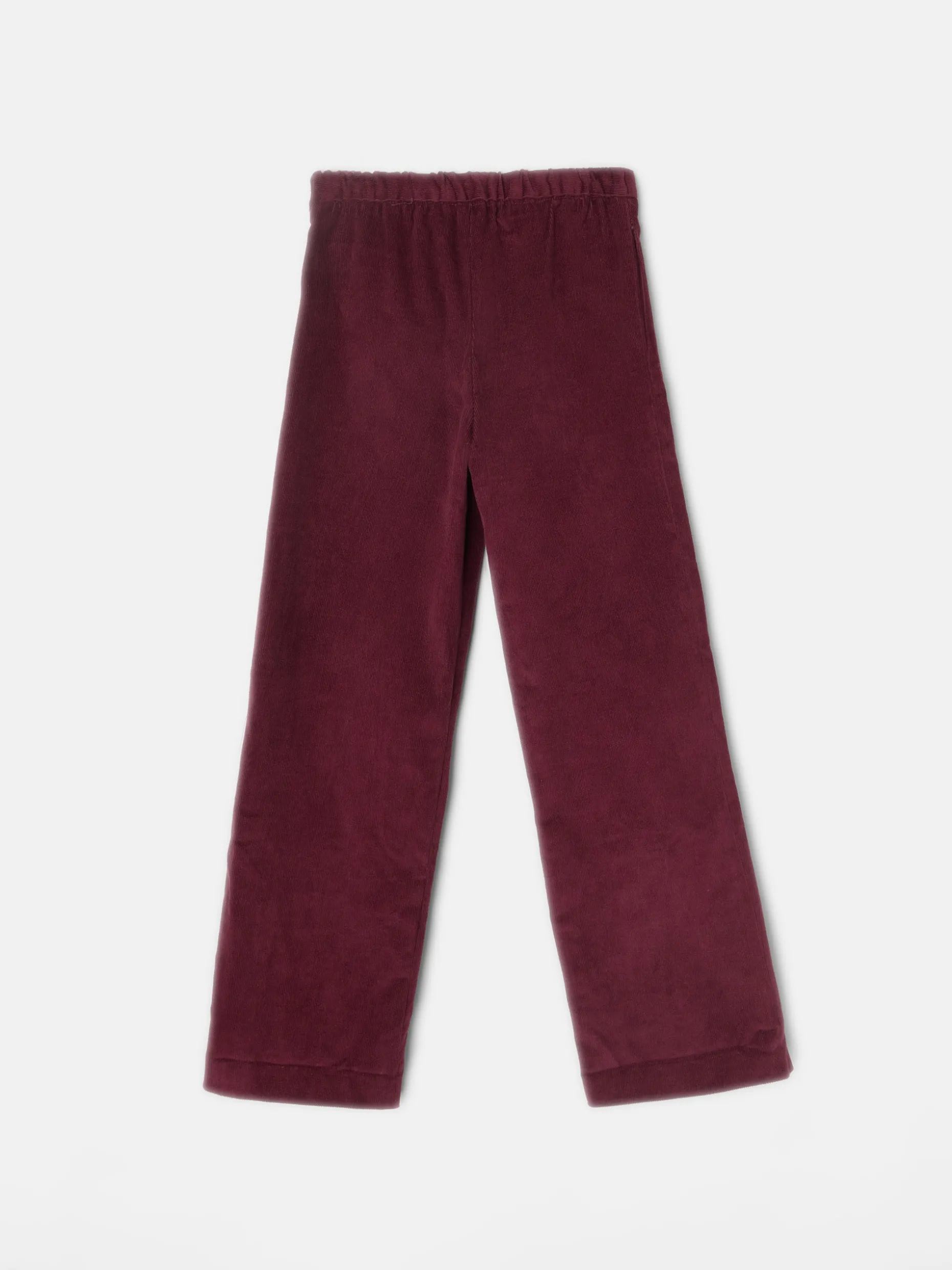Pantalon girl pana burdeos