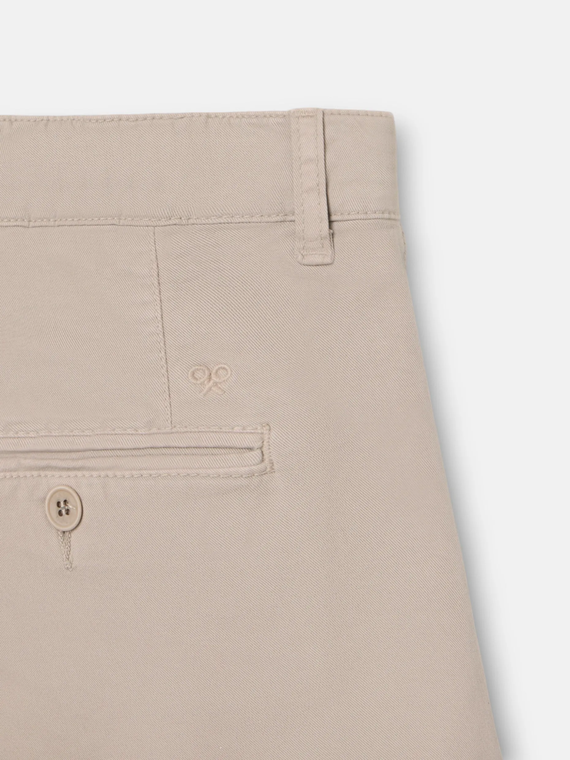 Pantalon jogger cargo pinza beige