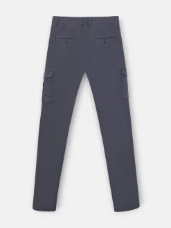 Pantalon jogger cargo pinza azul marino