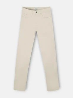 Pantalon sport cinco bolsillos casual beige