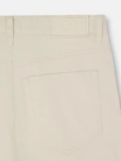 Pantalon sport cinco bolsillos casual beige