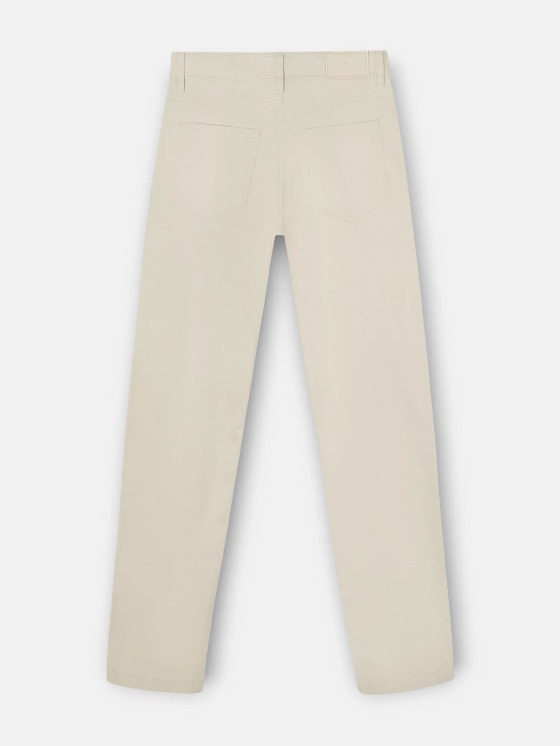 Pantalon sport cinco bolsillos casual beige