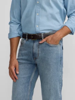 Pantalon sport denim azul medio