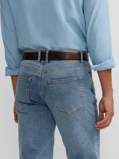 Pantalon sport denim azul medio