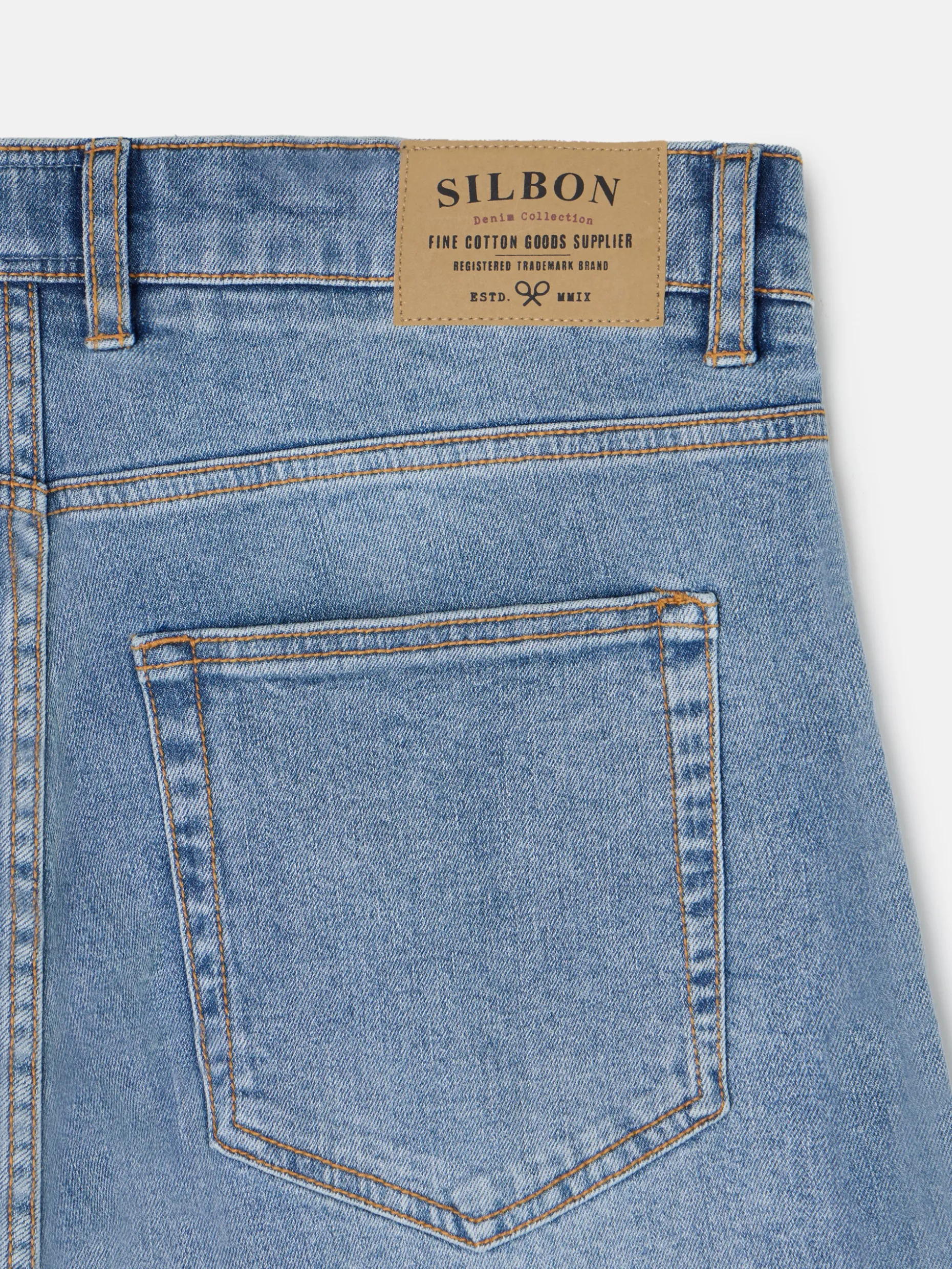Pantalon sport denim azul medio