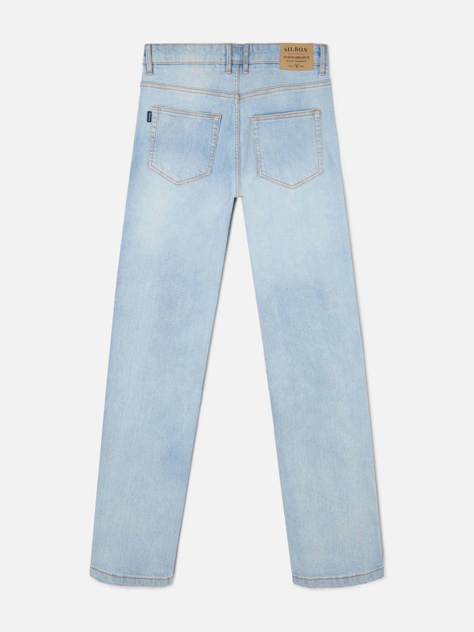 Pantalon sport denim azul claro