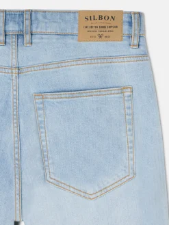 Pantalon sport denim azul claro
