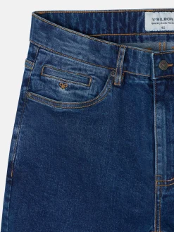Pantalon sport denim azul oscuro