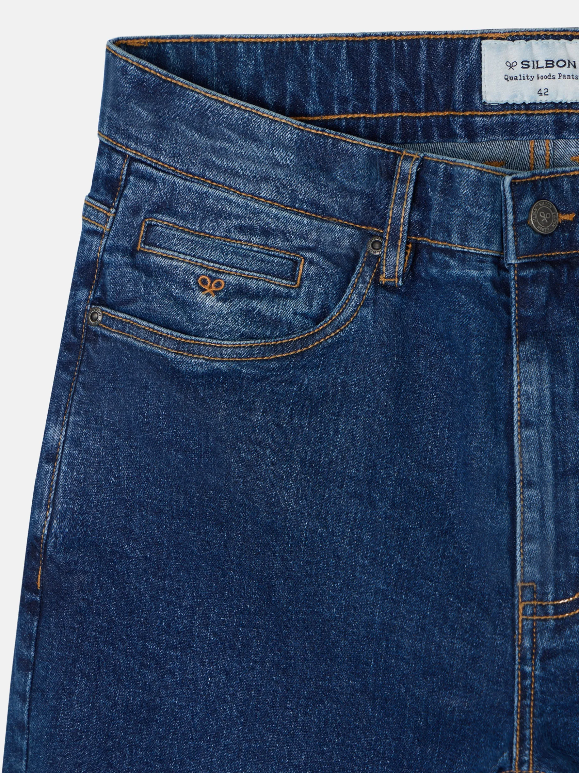Pantalon sport denim azul oscuro