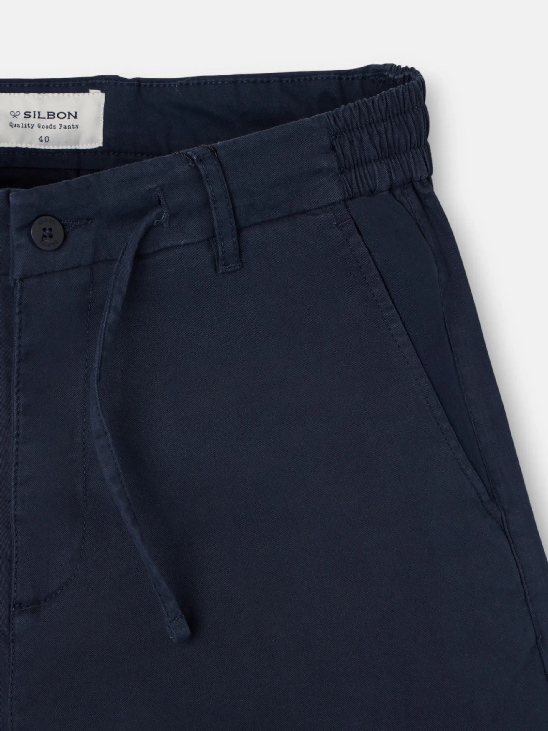 Pantalon sport jogger casual azul marino