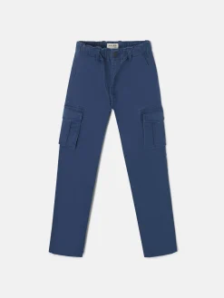 Pantalon sport kids cargo style azul marino