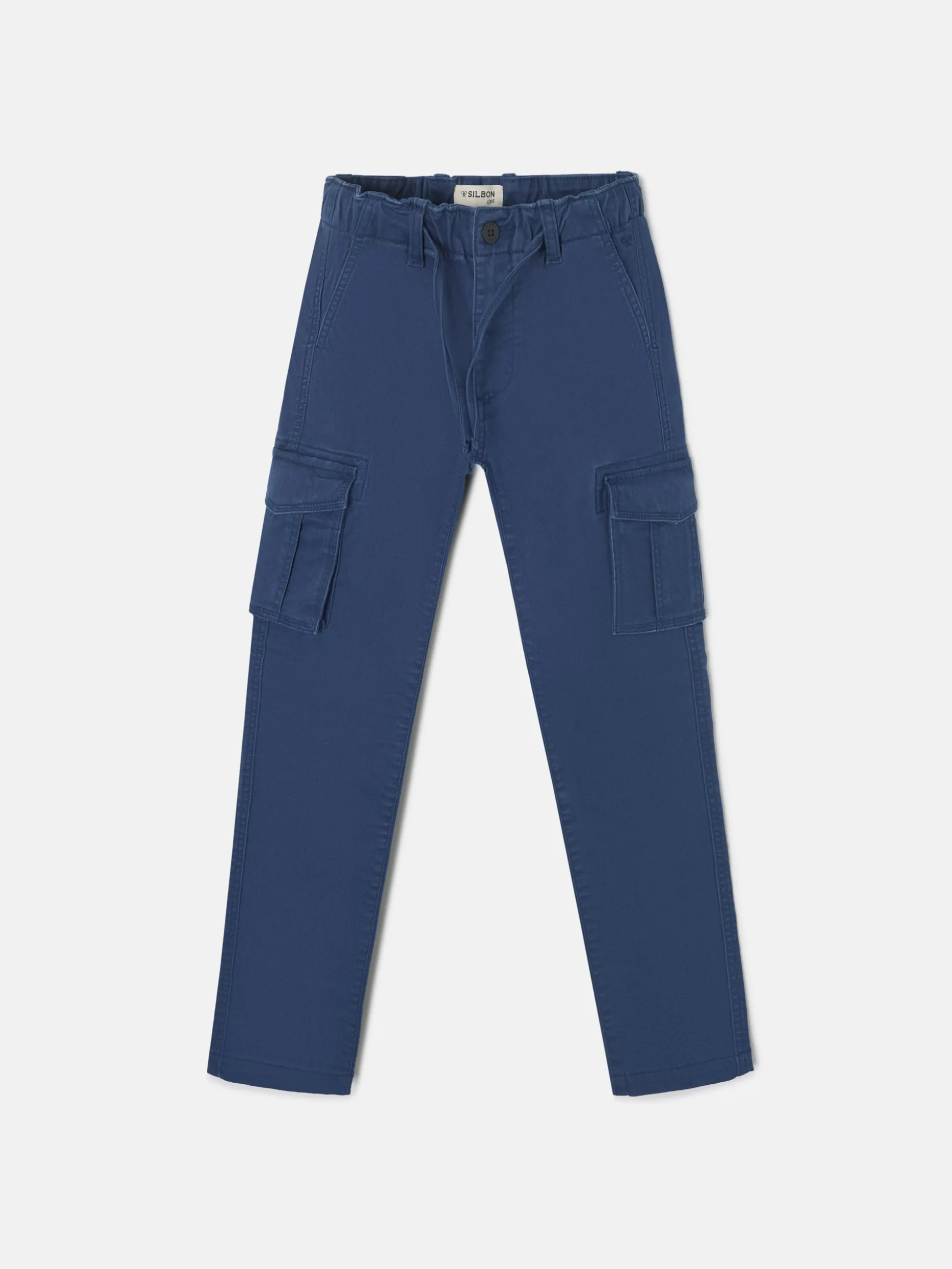 Pantalon sport kids cargo style azul marino